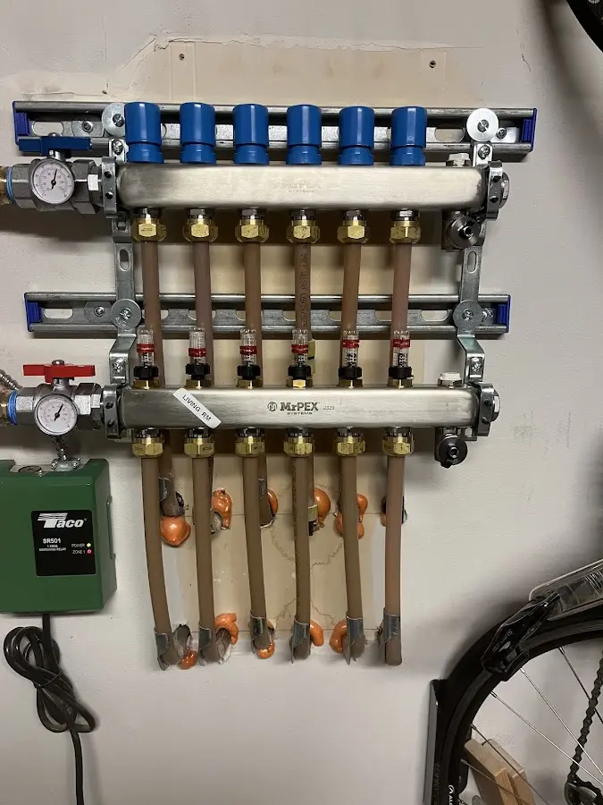 Plumber performing Leak Detection at a residential property in White Bluff